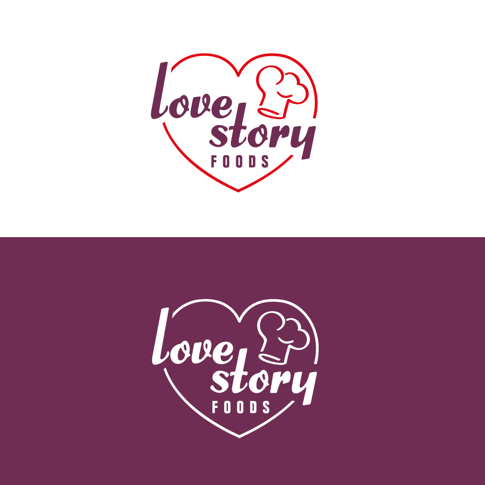 Logo Design by Sujit Banerjee for Love Story Foods Inc. | Design #22826006