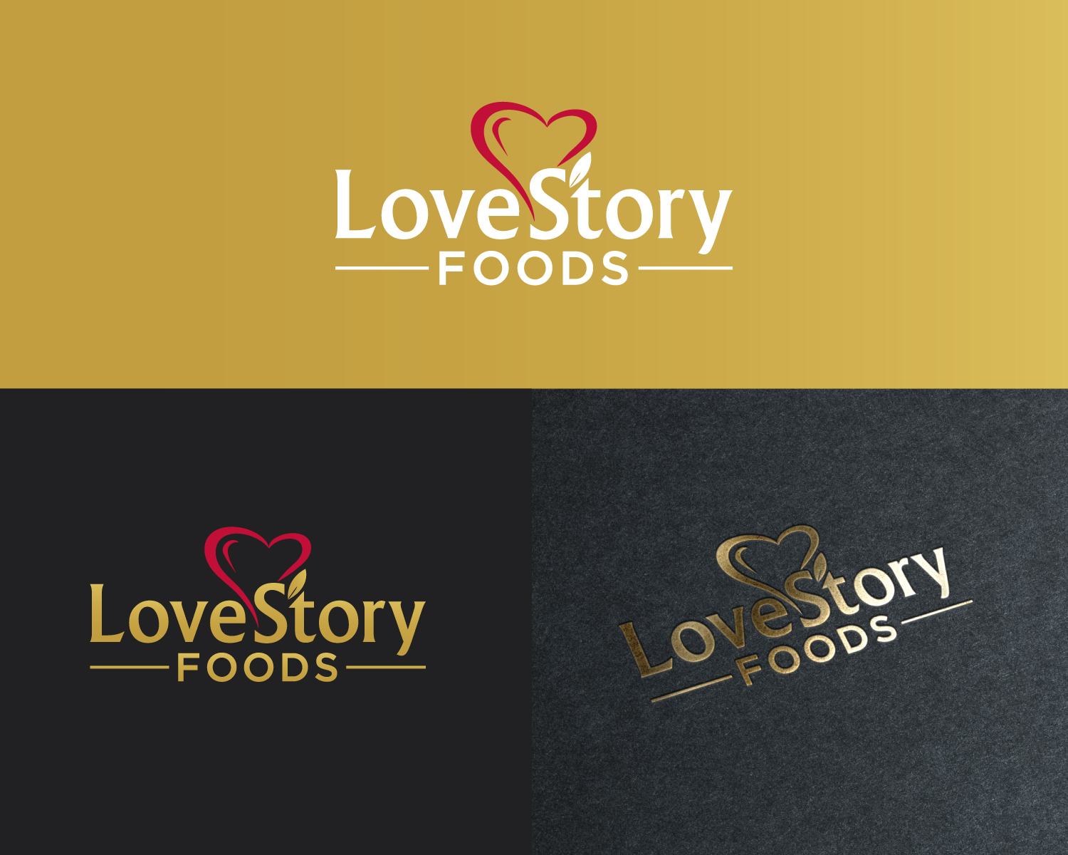 Logo-Design von Atec für Love Story Foods Inc. | Design #22827550