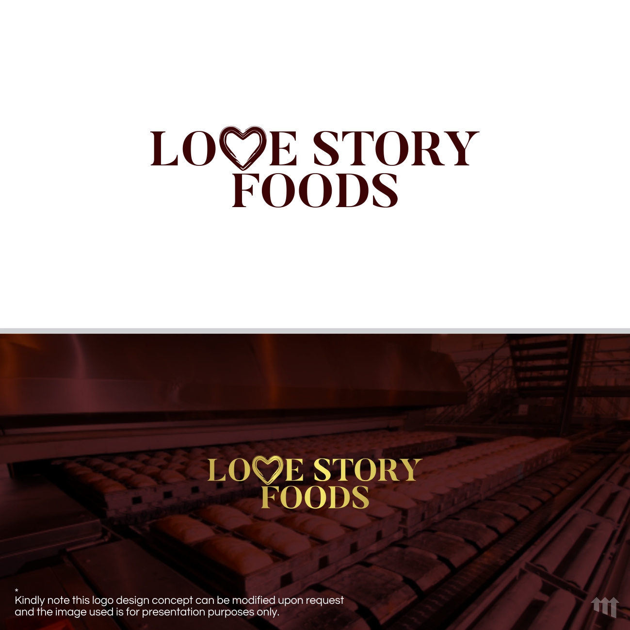 Logo Design by MBARO for Love Story Foods Inc. | Design #22867400