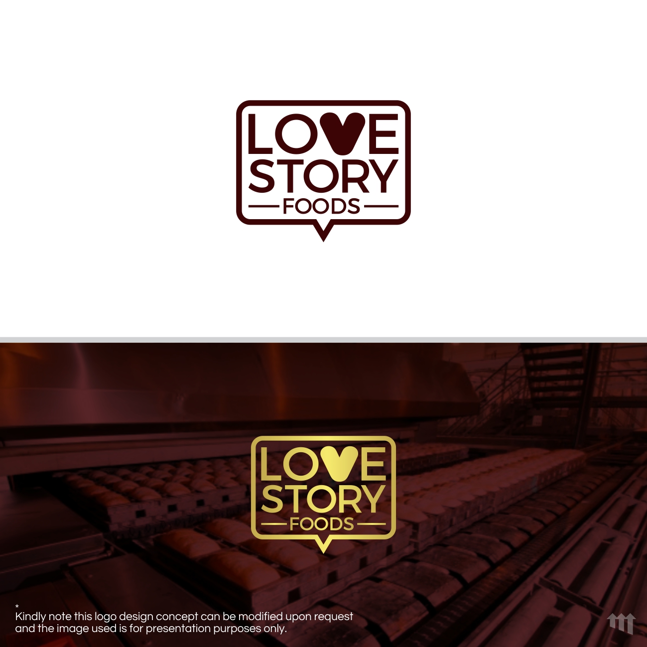 Diseño de Logo por MBARO para Love Story Foods Inc. | Diseño #22867401