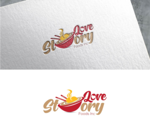 Logo Design by Farooq Zahid for Love Story Foods Inc. | Design: #22841128