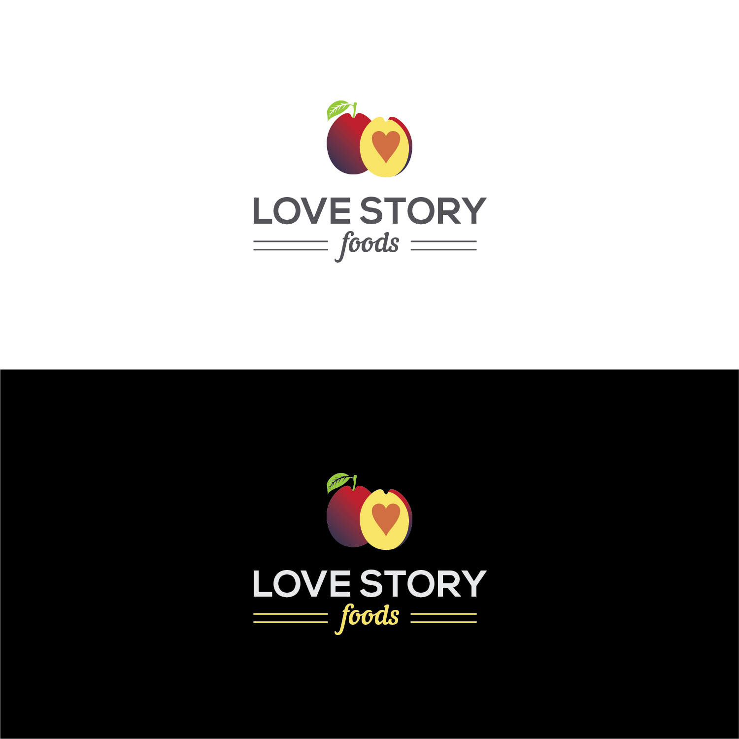 Logo Design by Muhammad Imran 3 for Love Story Foods Inc. | Design #22824096