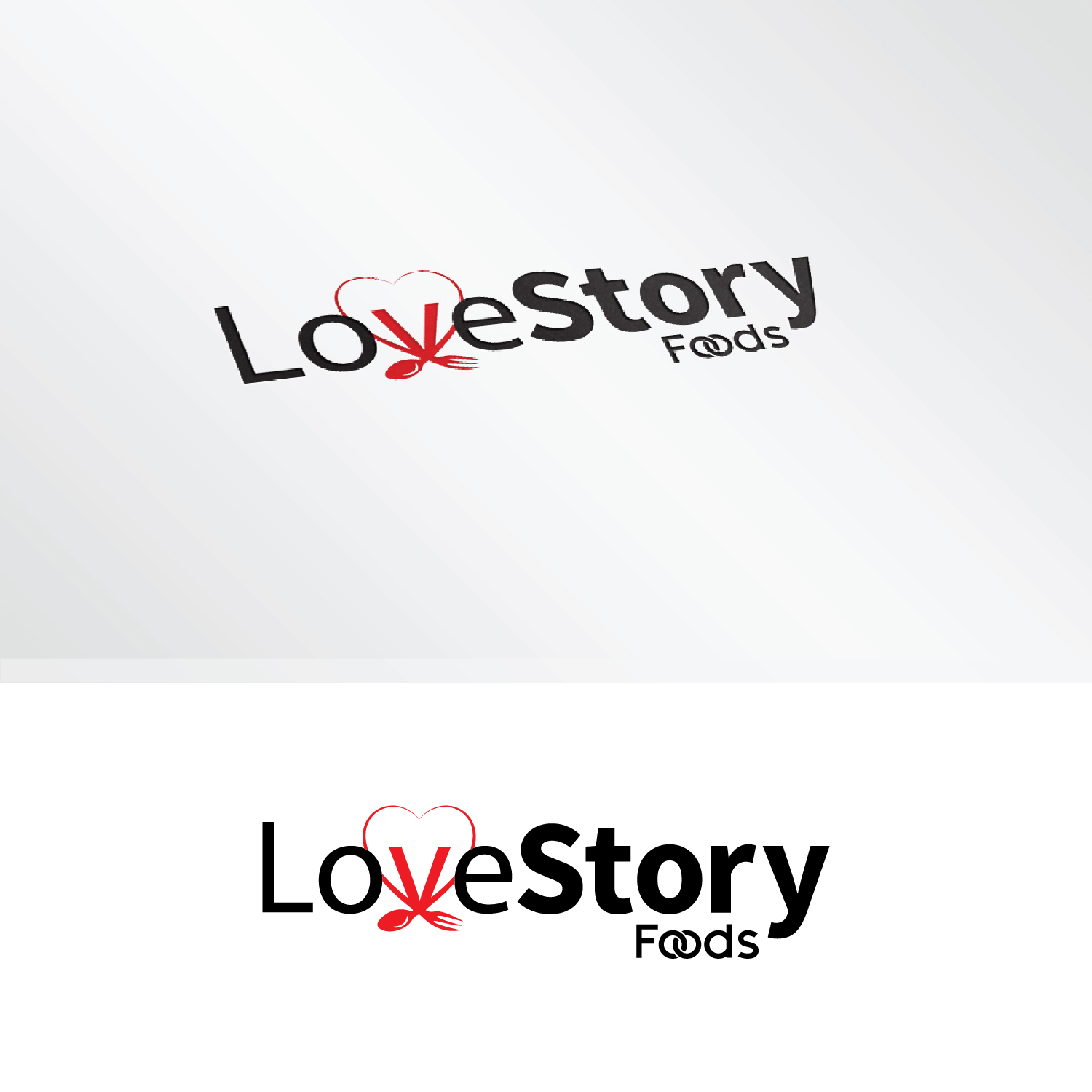 Logo Design by Maxo-Biz for Love Story Foods Inc. | Design #22870283