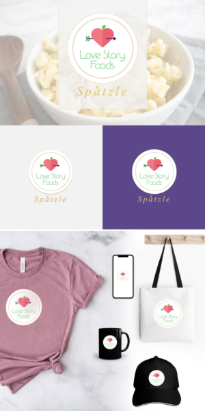 Logo Design by Homgraf Taller Grafico for Love Story Foods Inc. | Design: #22909810