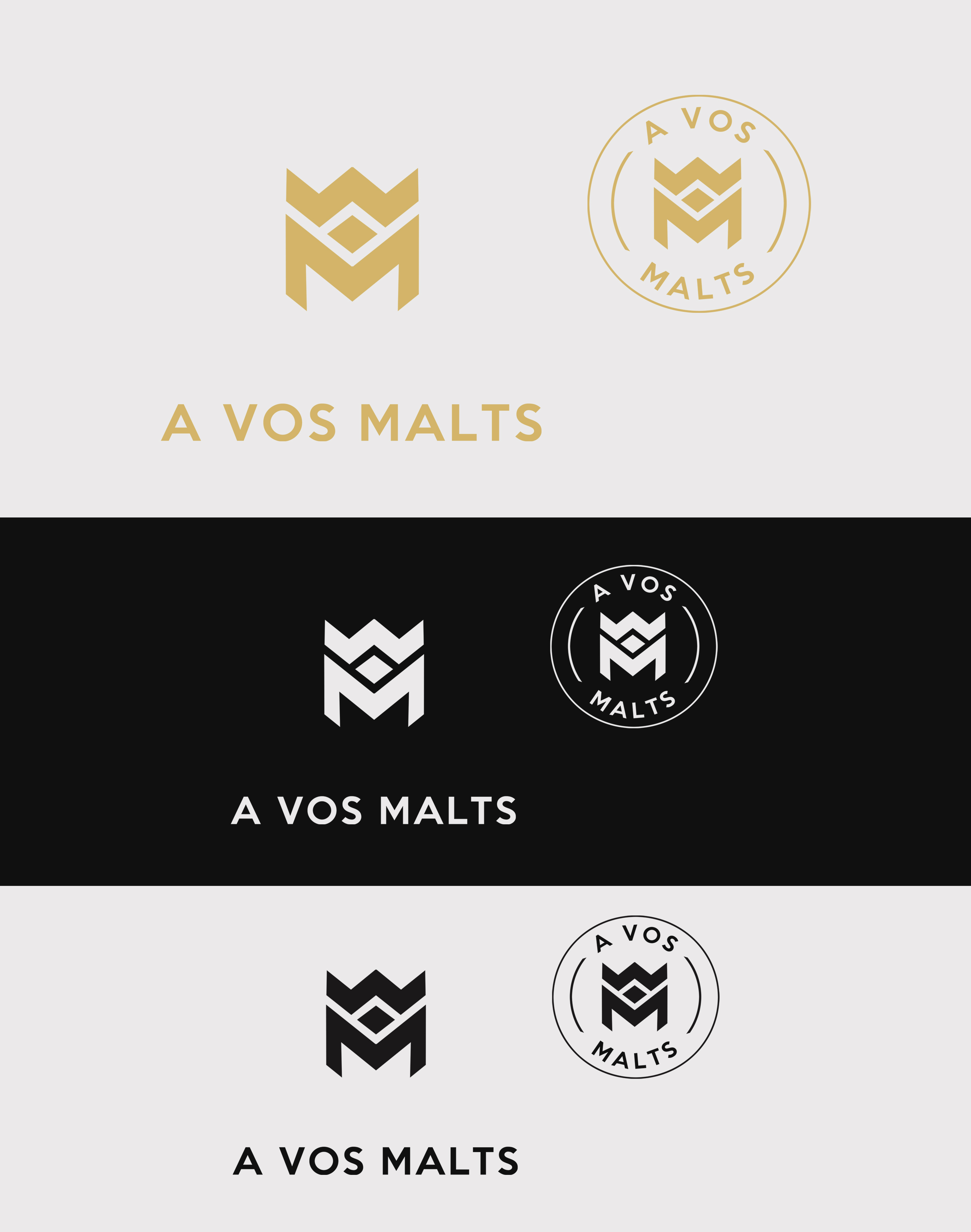 Logo Design by Ana Gocheva for A VOS MALTS | Design #22882329