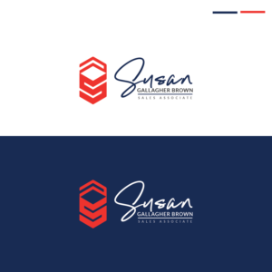 Susan Gallagher Brown         or can use initials         SGB | Diseño de Logo por Graphicsbox