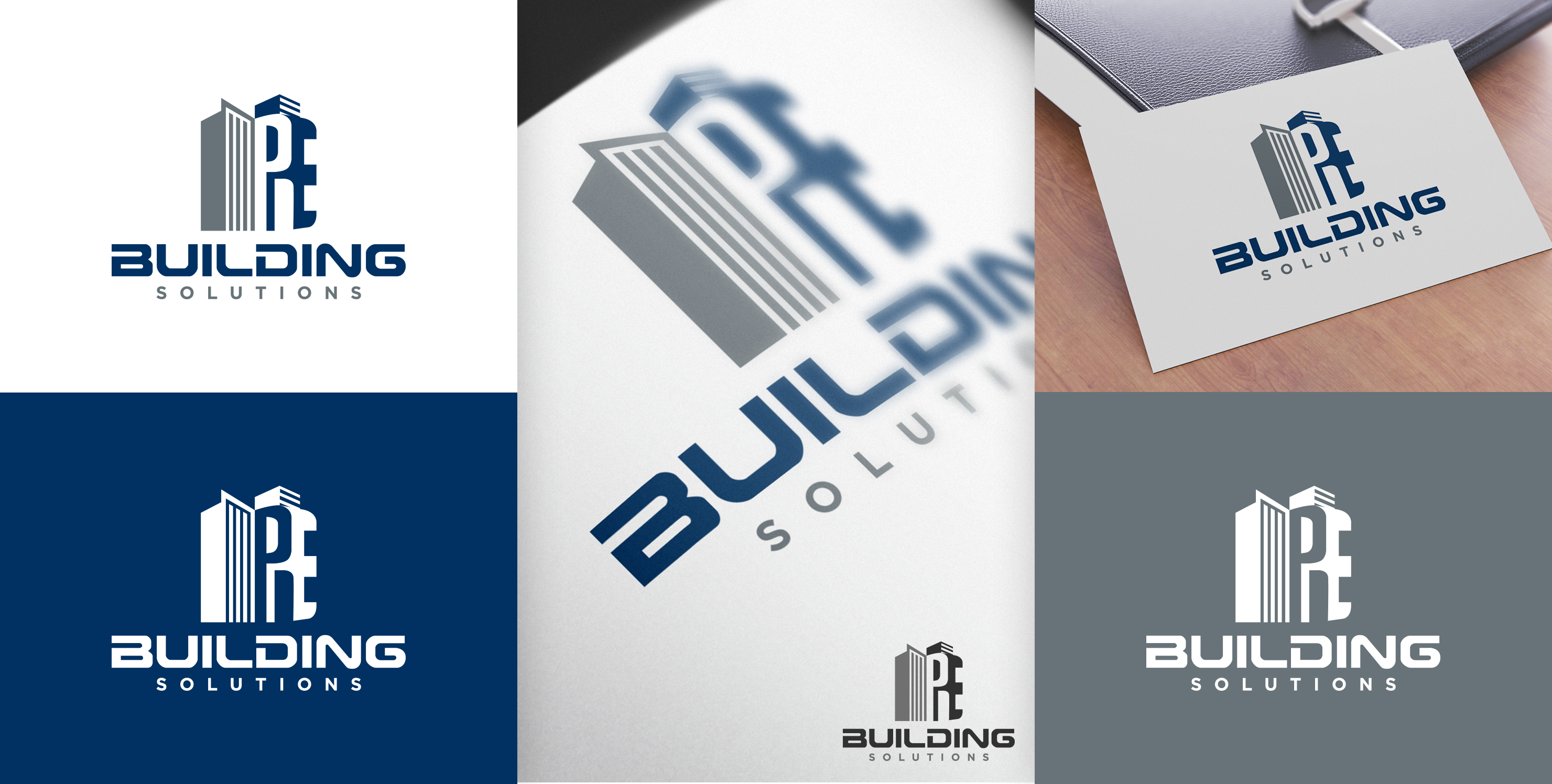 Logo Design by Logo Xtudio for PE Building Solutions  | Design #22835363