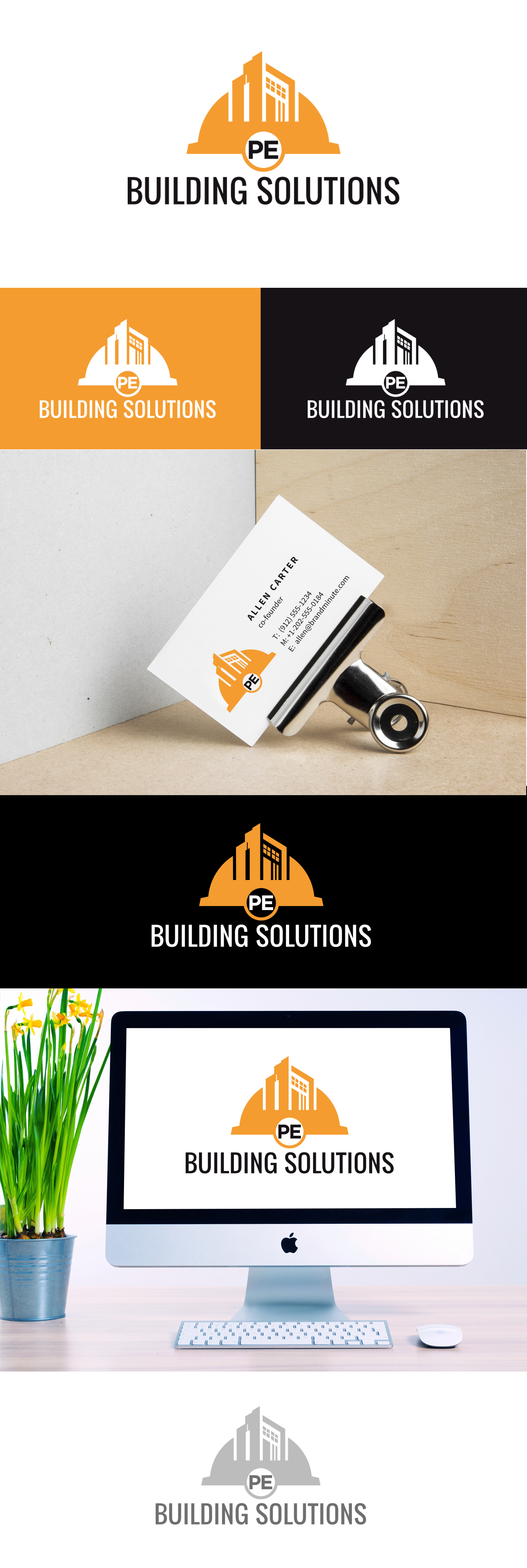 Logo Design by Logo Xtudio for PE Building Solutions  | Design #22835364