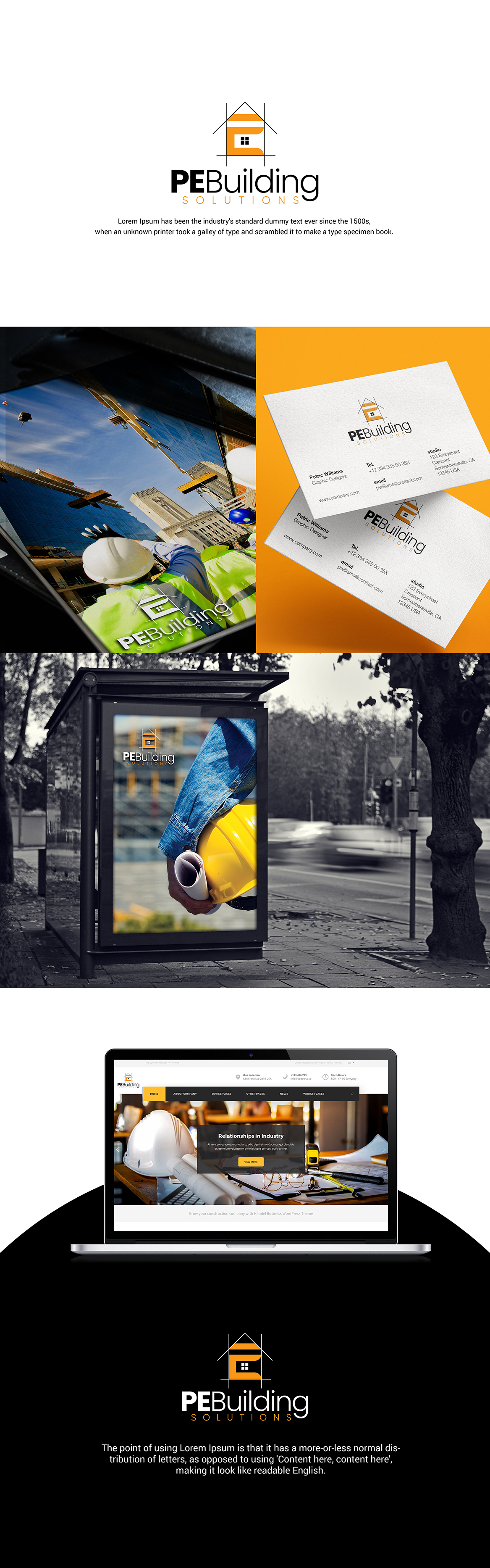 Design de Logo par Logo Xtudio pour PE Building Solutions  | Design #22835365