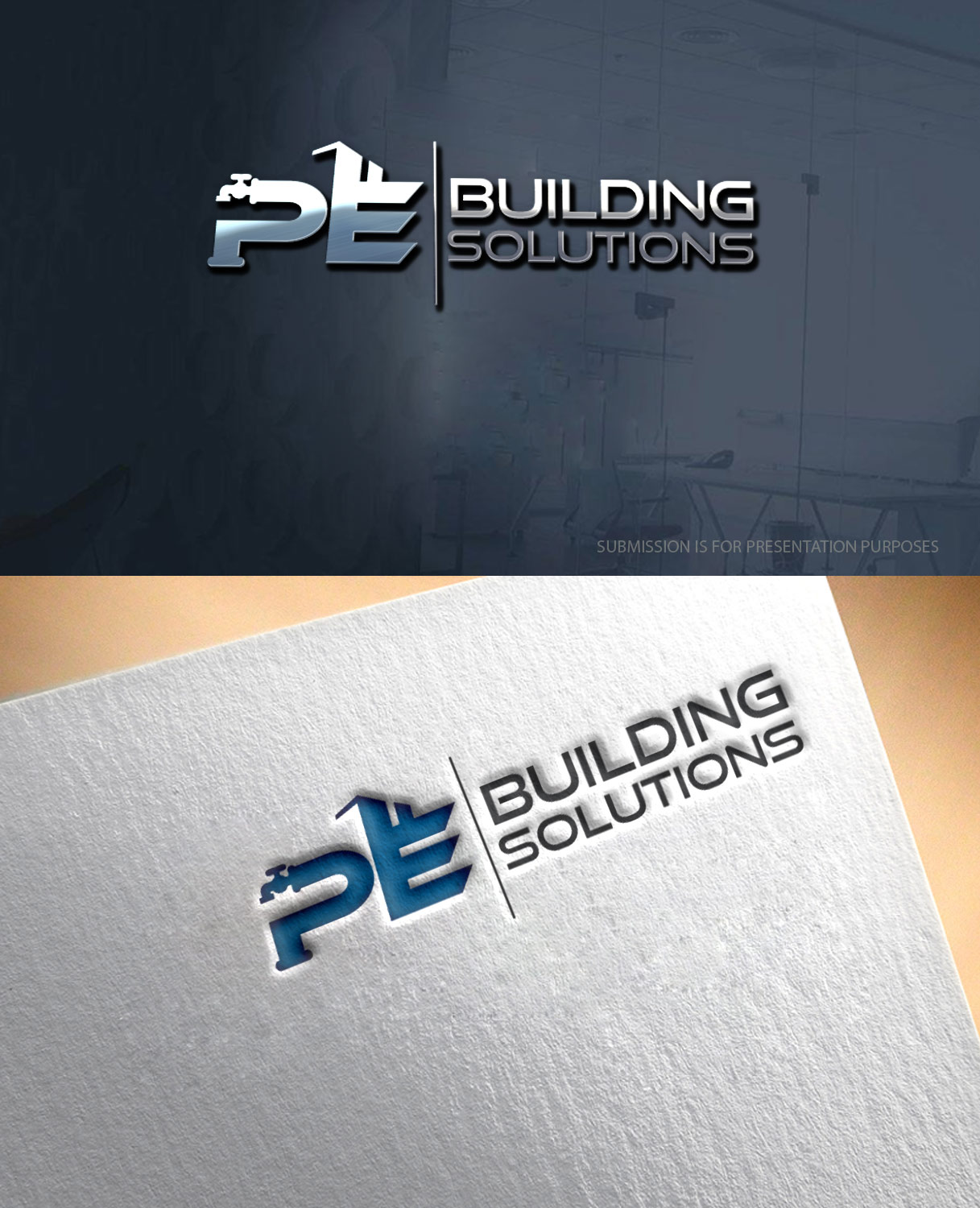 Logo-Design von graphicevolution für PE Building Solutions  | Design #22835710