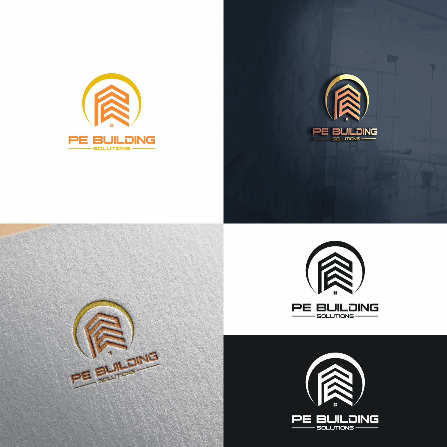 Logo Design by Nur Romi for PE Building Solutions  | Design #22835146