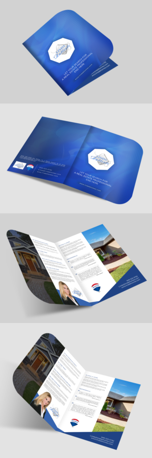 Real Estate agent needs flyer/folder to contain bio and overview of services | Flyer Design by ZeneFashions