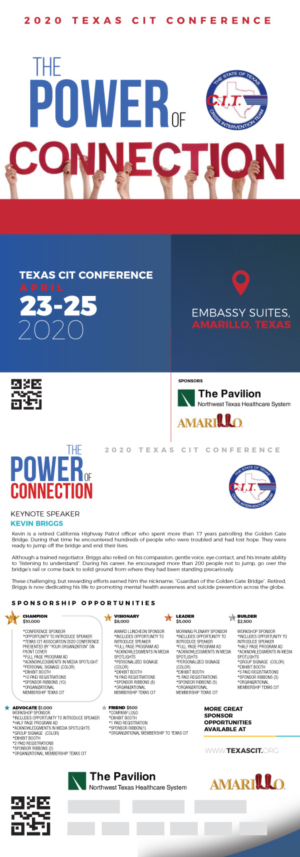 2020 Texas CIT Conference  Event flyer for annual conference held in Amarillo Texas | Diseño de Flyer por Sarina.dsg
