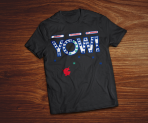 YOW! 2019 Conference T-Shirt PAC MAN or SPACE INVADERS DESIGN | Diseño de Camiseta por FigliaPerduta