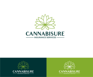 Cannabisure in large lettering and Insurance services below in smaller lettering | Logo Design by OrianO-70