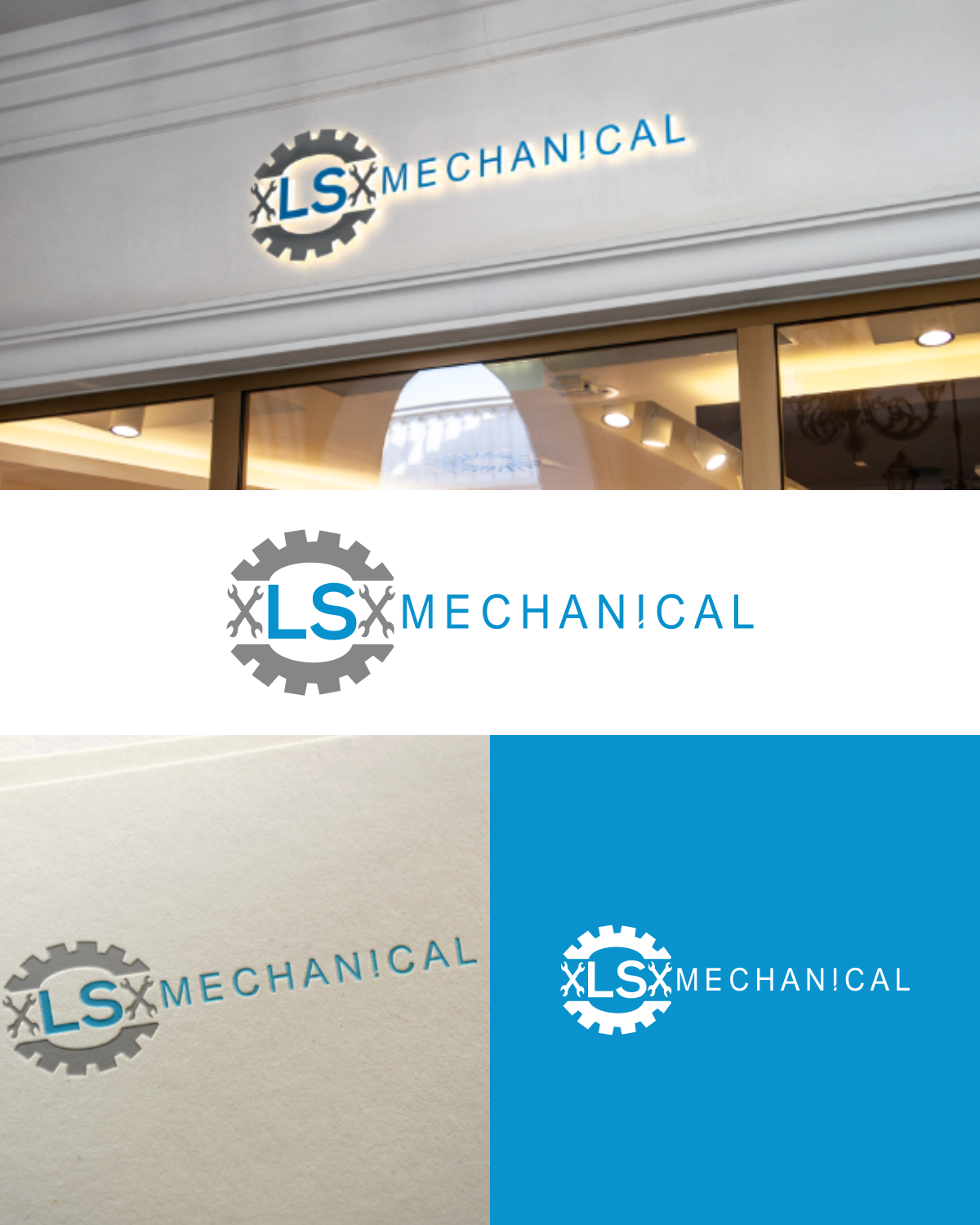 Diseño de Logo por manah bening para LS mechanical | Diseño #22836783