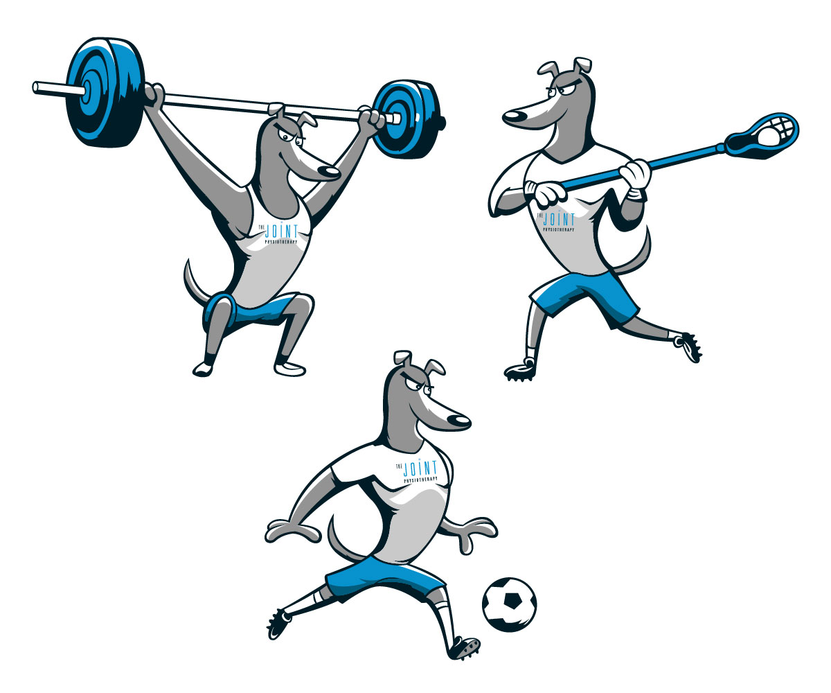 Mascot Design by YAS9 for The Joint Physiotherapy | Design #22977352