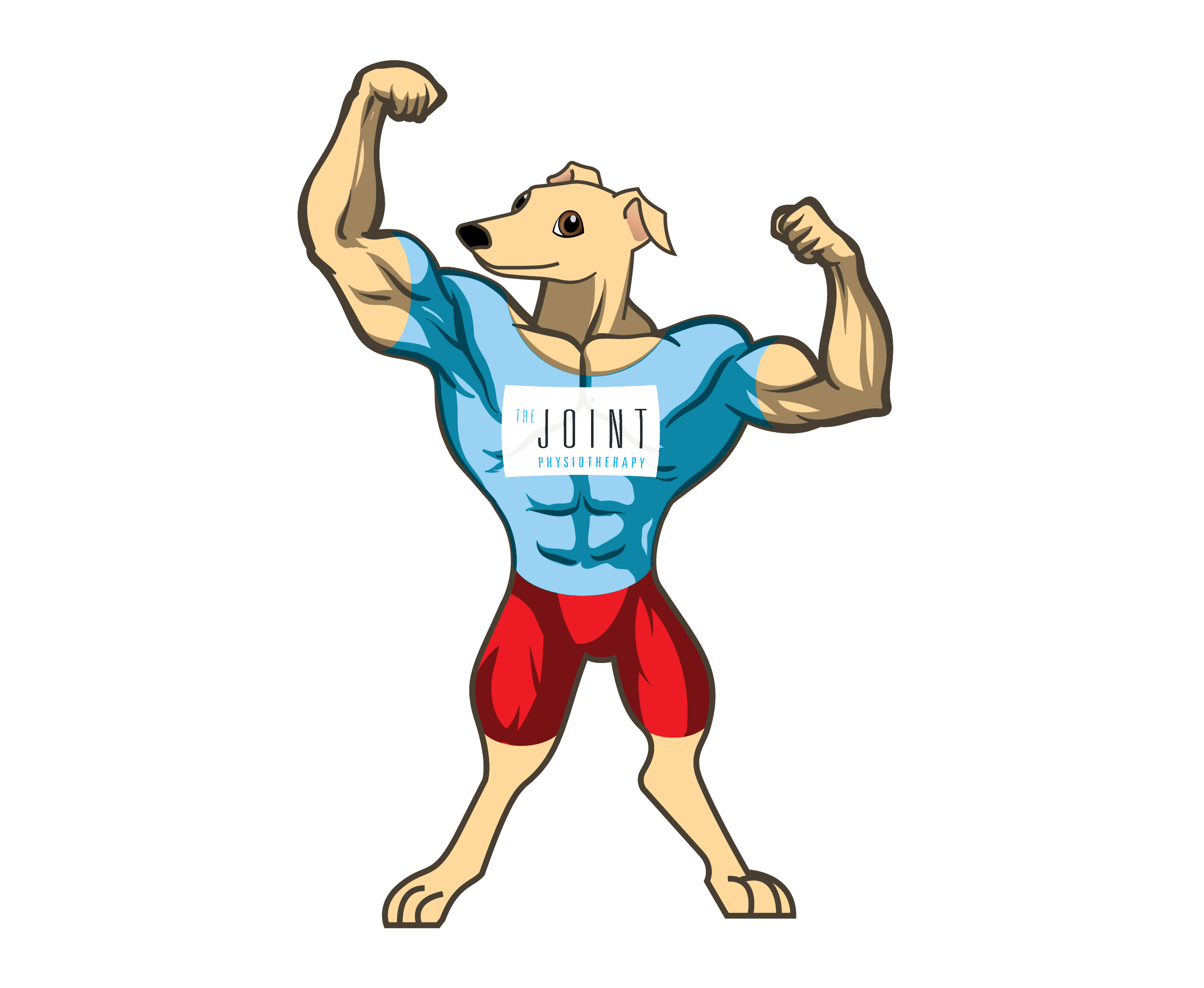 Maskottchen-Design von afnan advertising für The Joint Physiotherapy | Design #22903378