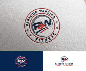 "PWF"  or" Parkour Warrior" or "PW" | Logo-Design von step forward 2