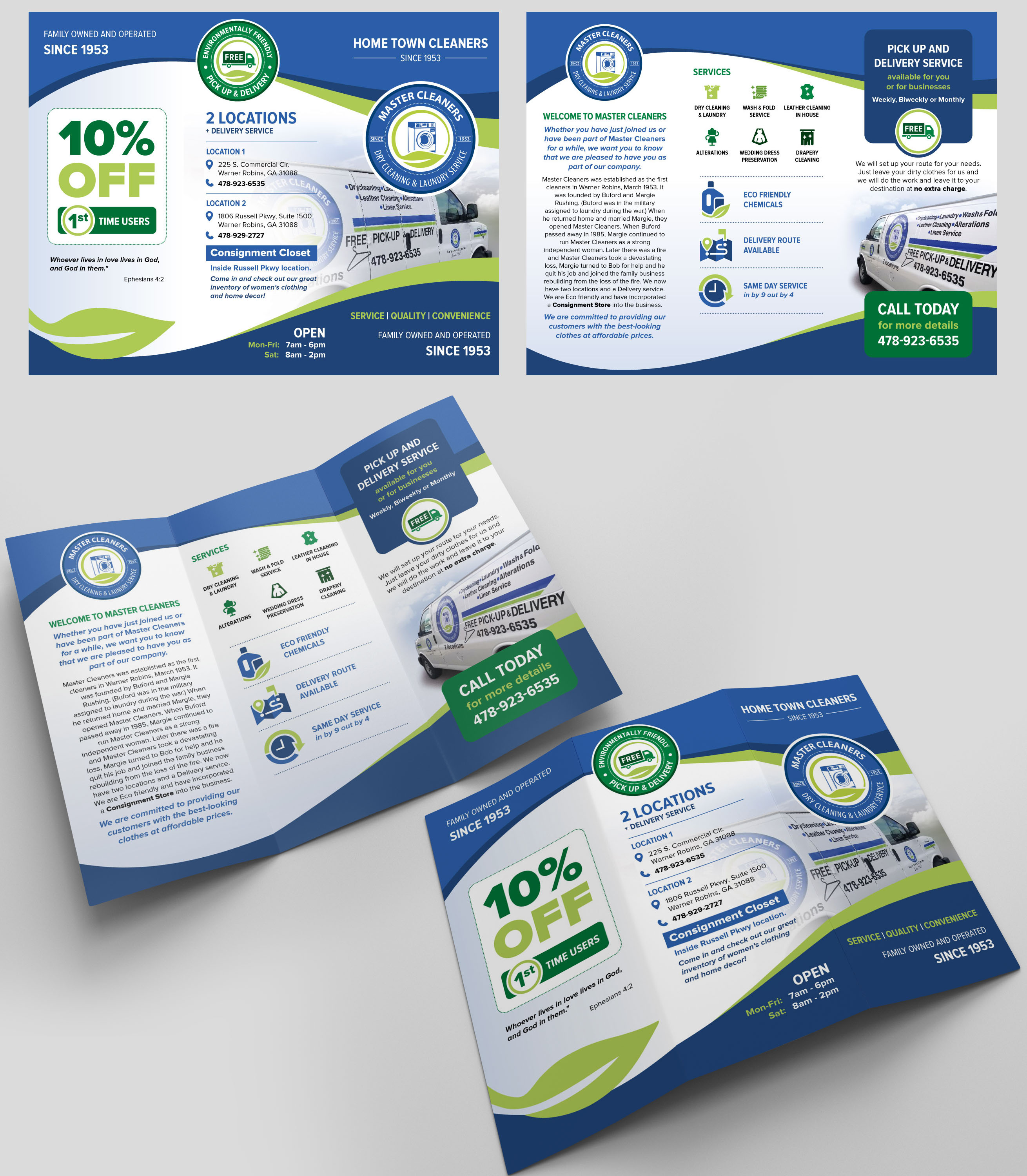 Diseño de Flyer por elenaivanova para Master Cleaners | Diseño #23042564