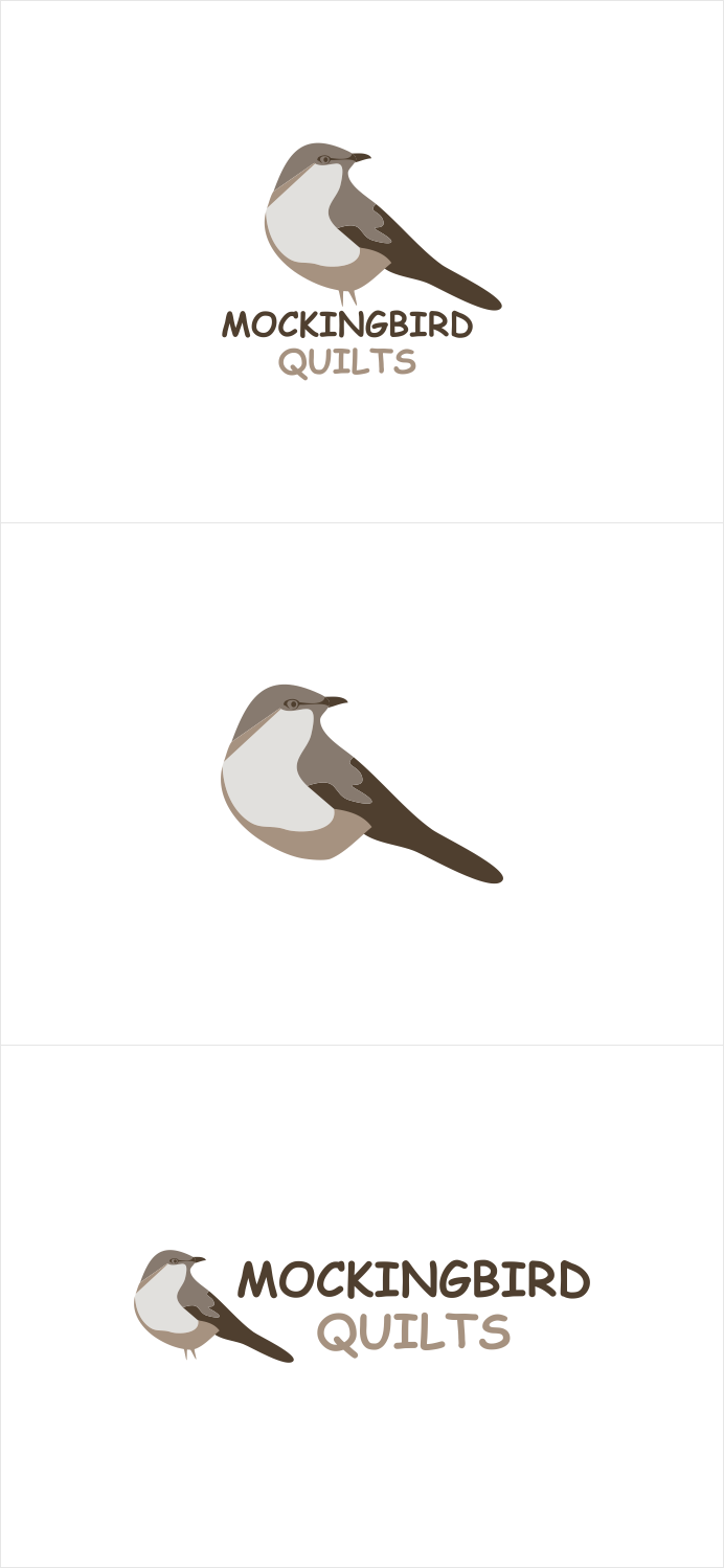 Logo Design by kolevvp for Mockingbird Quilts, LLC | Design #22871501