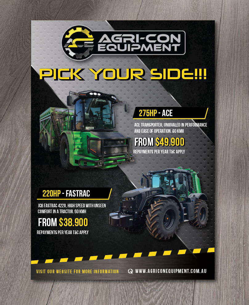 Brochure Design by alex989 for Agri-Con Equipment | Design #22868816