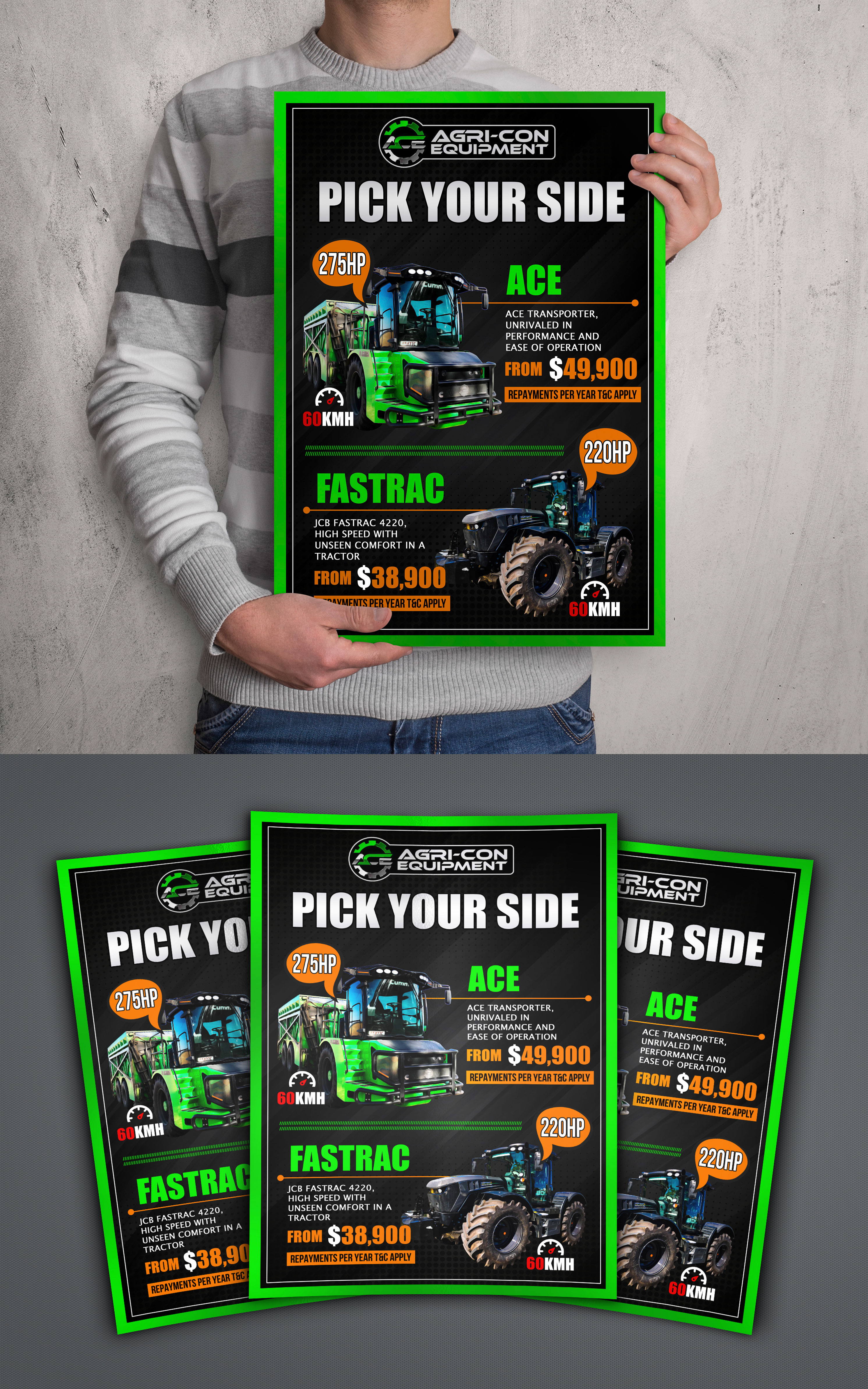 Brochure Design by prabir_99 for Agri-Con Equipment | Design #22864216