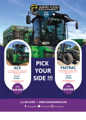 Brochure Design by Aourasha 4 for Agri-Con Equipment | Design: #22838797