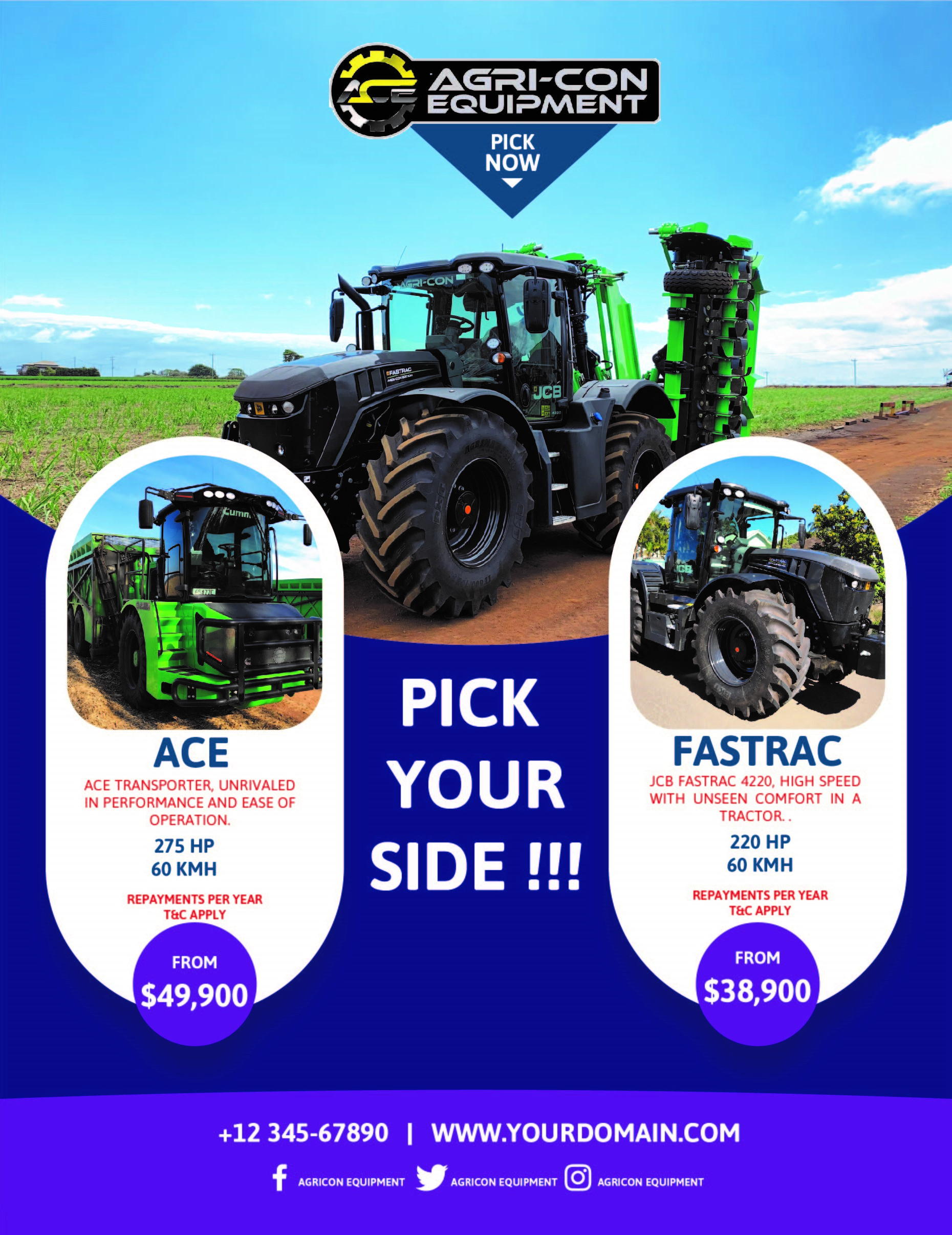 Brochure Design by Aourasha 4 for Agri-Con Equipment | Design #22865931