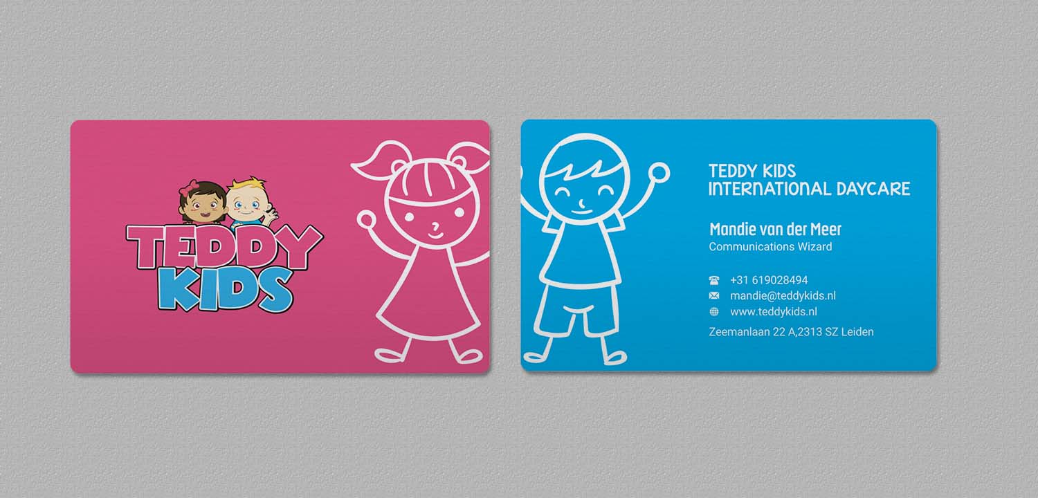 Design de Carte de Visite par INDIAN_Ashok pour Teddy Kids BV | Design #22841218
