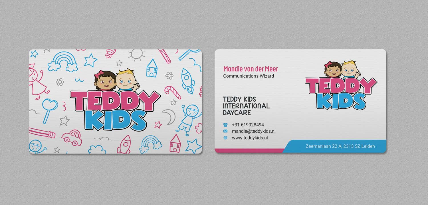 Design de Carte de Visite par INDIAN_Ashok pour Teddy Kids BV | Design #22841221