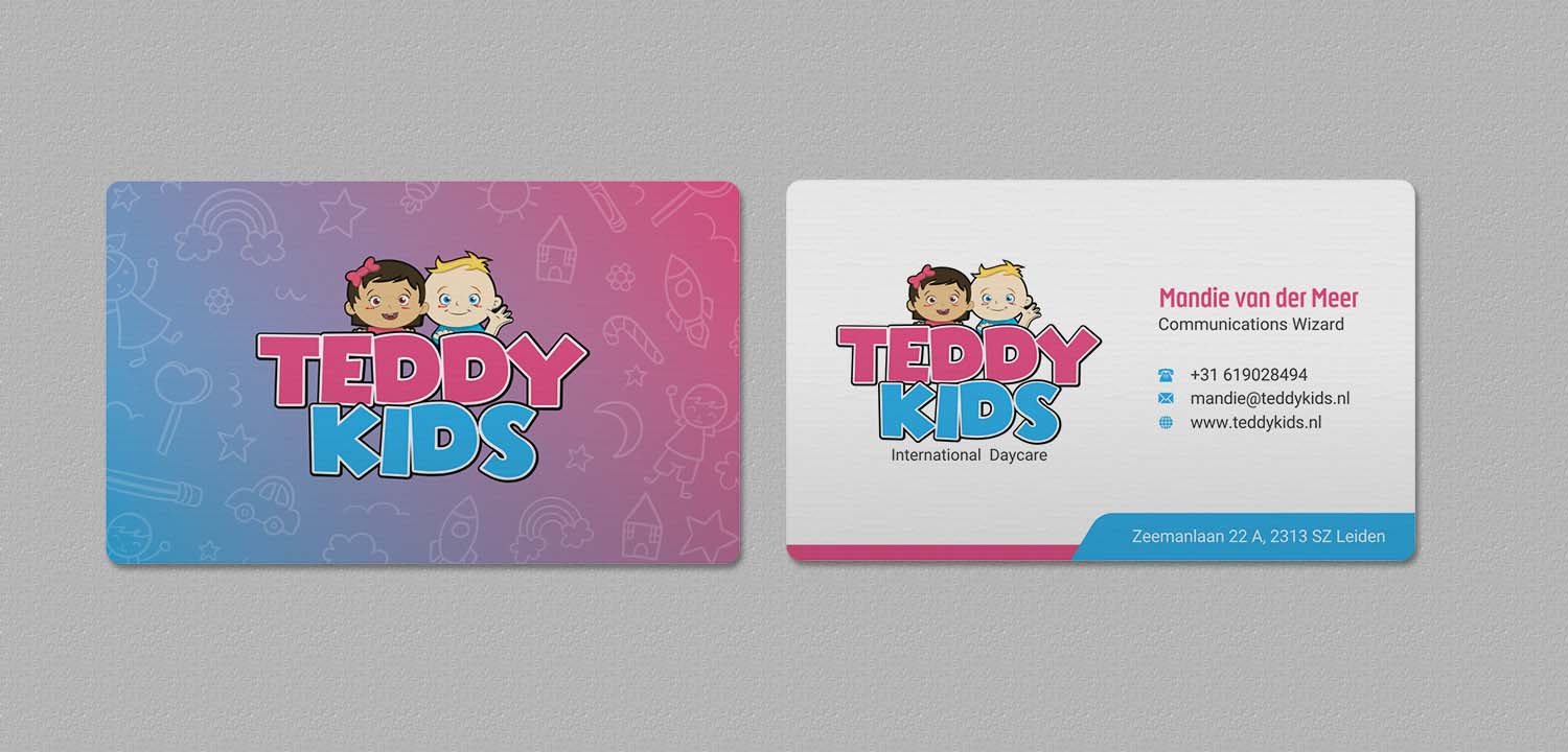 Design de Carte de Visite par INDIAN_Ashok pour Teddy Kids BV | Design #22841232