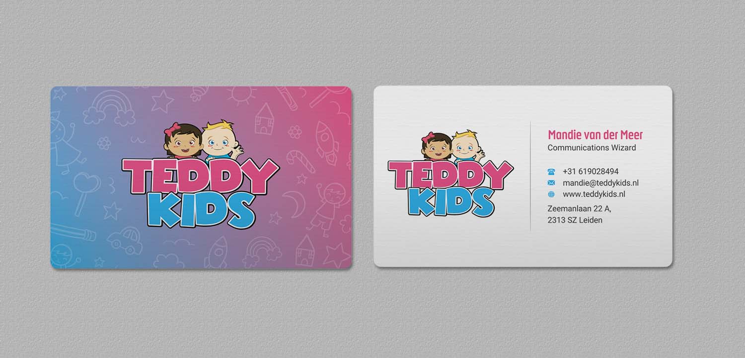 Design de Carte de Visite par INDIAN_Ashok pour Teddy Kids BV | Design #22841234