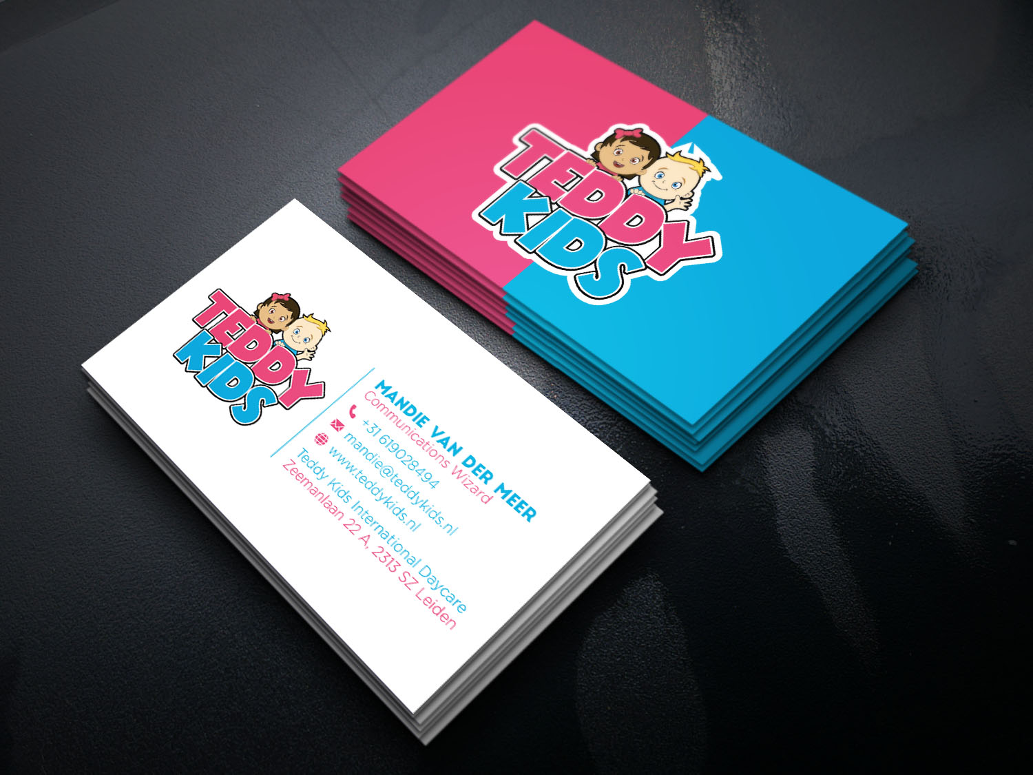 Business Card Design by Verified artistry (Design garden) for Teddy Kids BV | Design #22846198