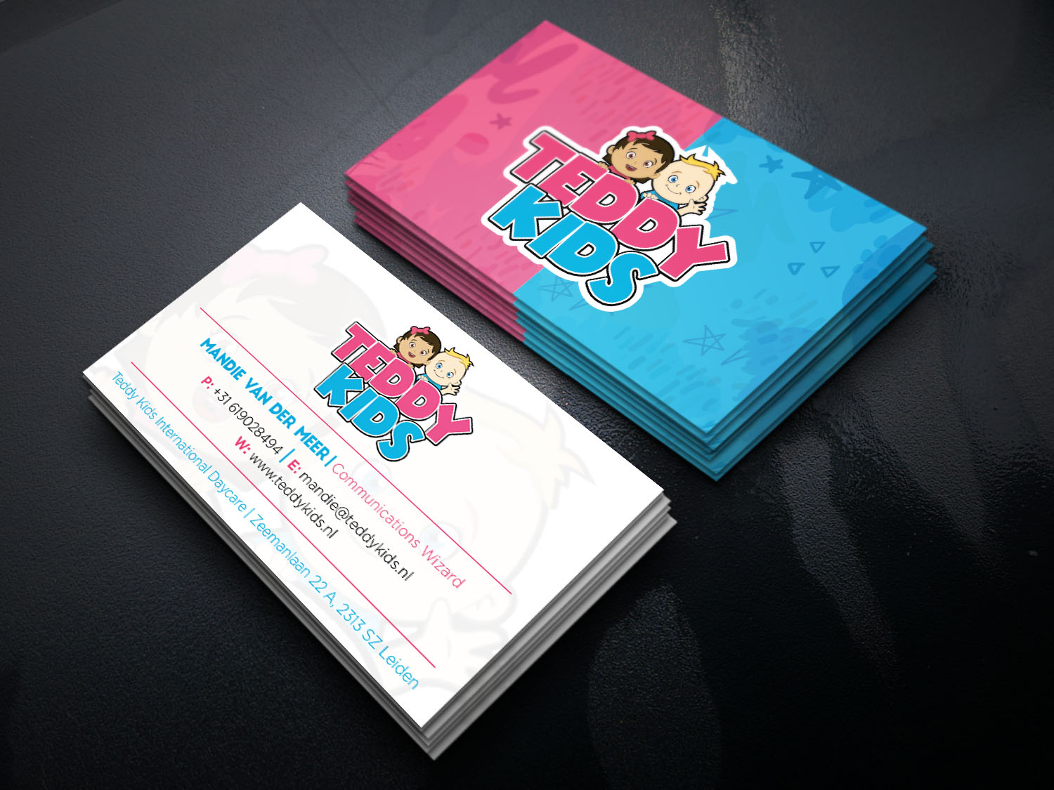 Business Card Design by Verified artistry (Design garden) for Teddy Kids BV | Design #22846203