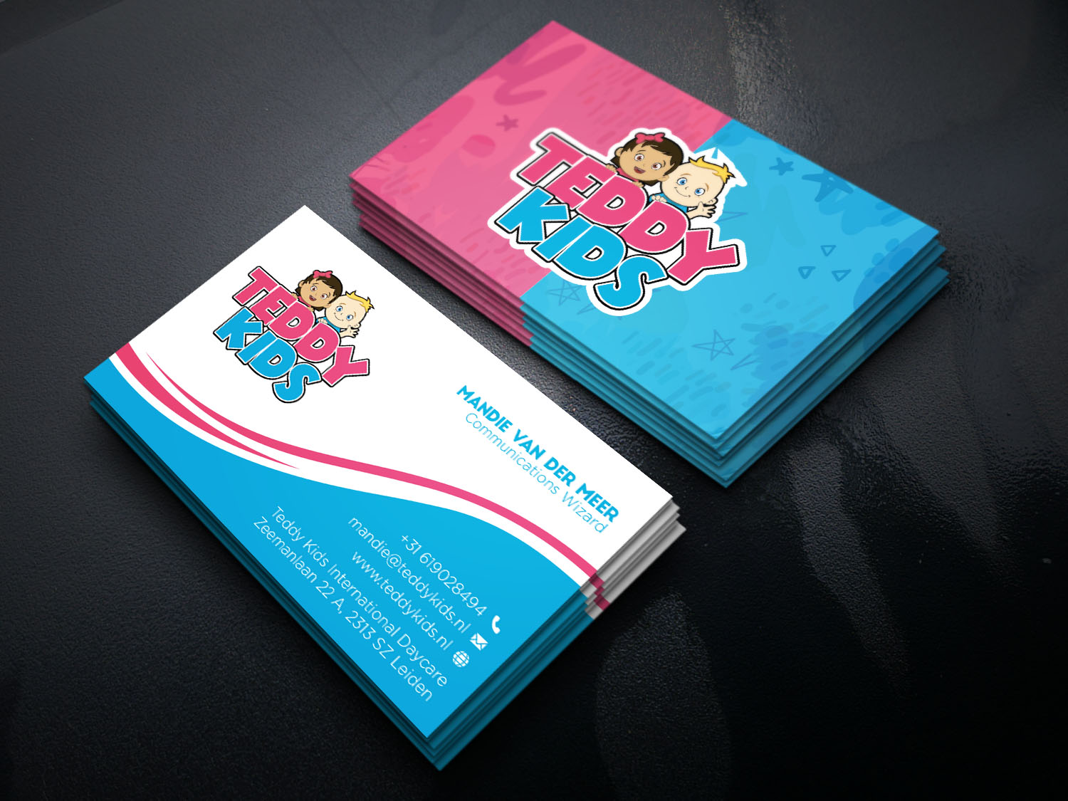 Business Card Design by Verified artistry (Design garden) for Teddy Kids BV | Design #22846206