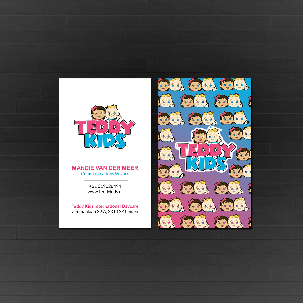 Business Card Design by Creations Box 2015 for Teddy Kids BV | Design #22843322