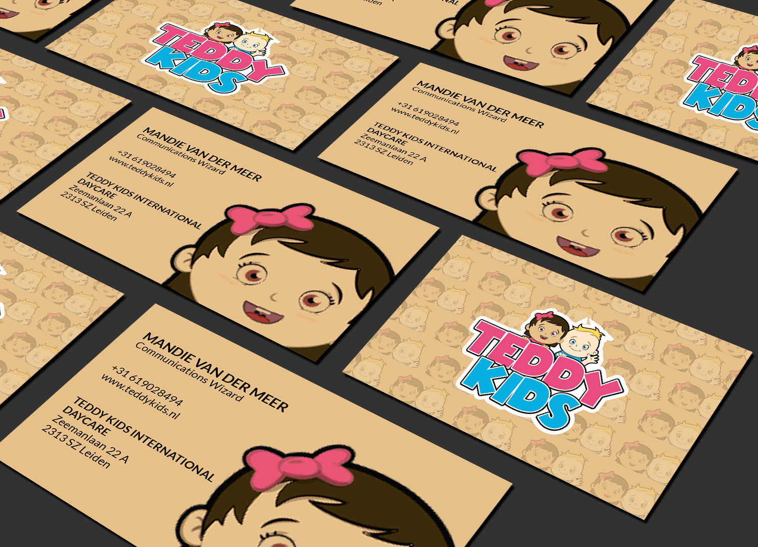 Business Card Design by Creations Box 2015 for Teddy Kids BV | Design #22843341