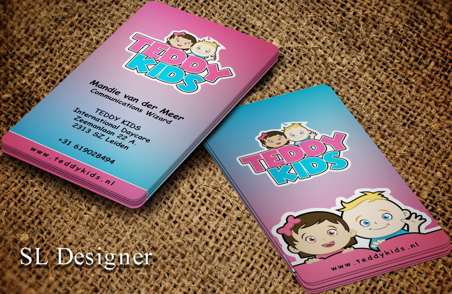 Business Card Design by SL Designer for Teddy Kids BV | Design #22843524