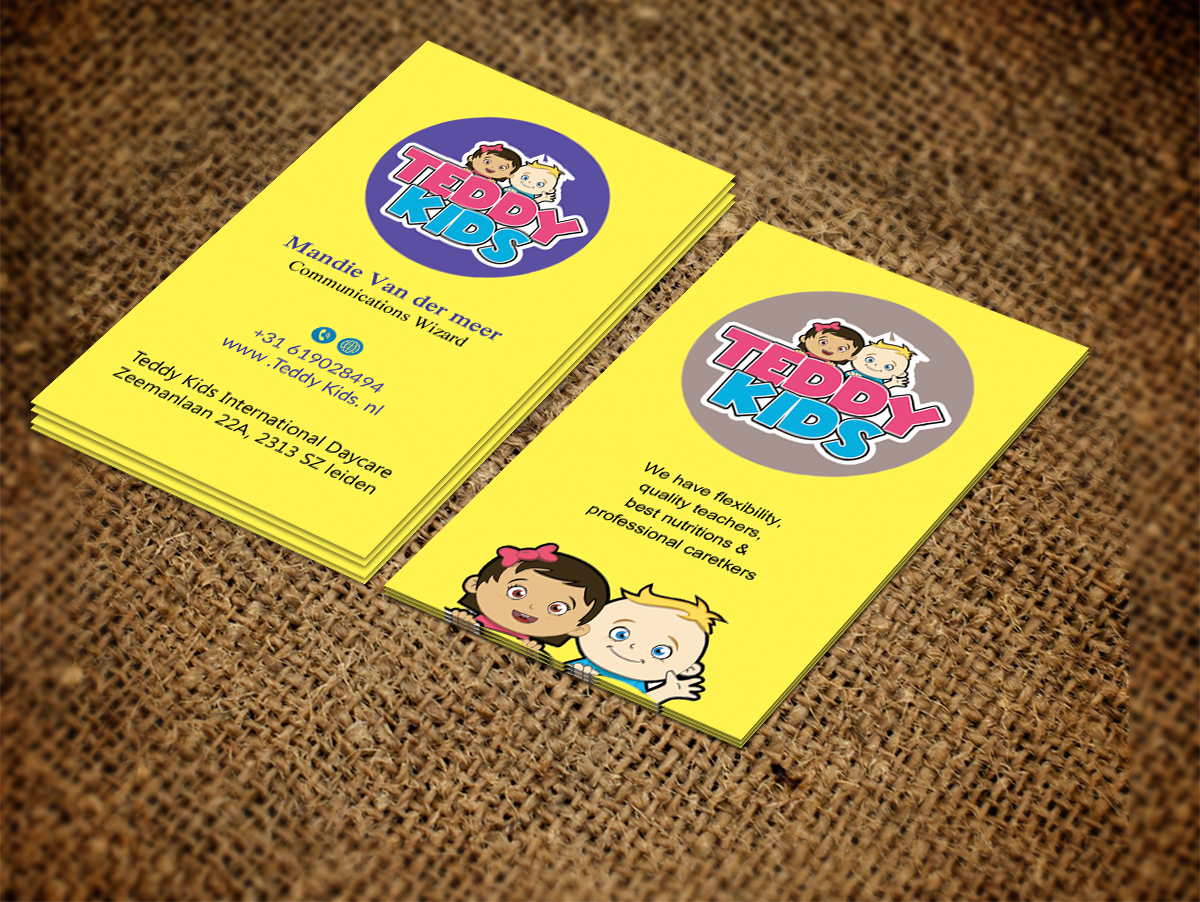 Business Card Design by asmhasan13 for Teddy Kids BV | Design #22865507