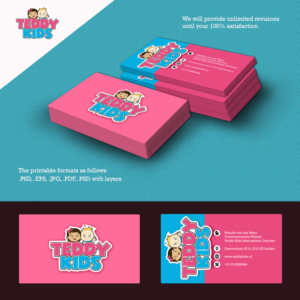 Business Card Design by Rajib Bhattacharya for Teddy Kids BV | Design: #22842282
