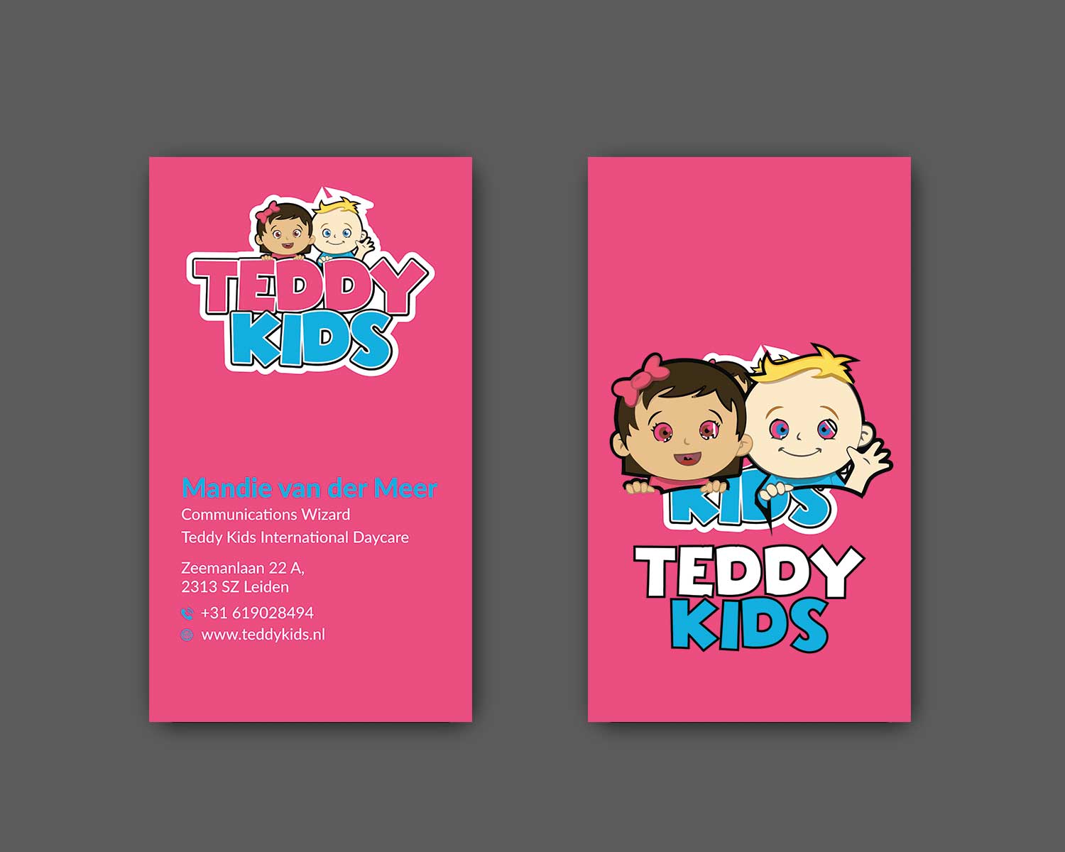 Business Card Design by Musa. A for Teddy Kids BV | Design #22856185