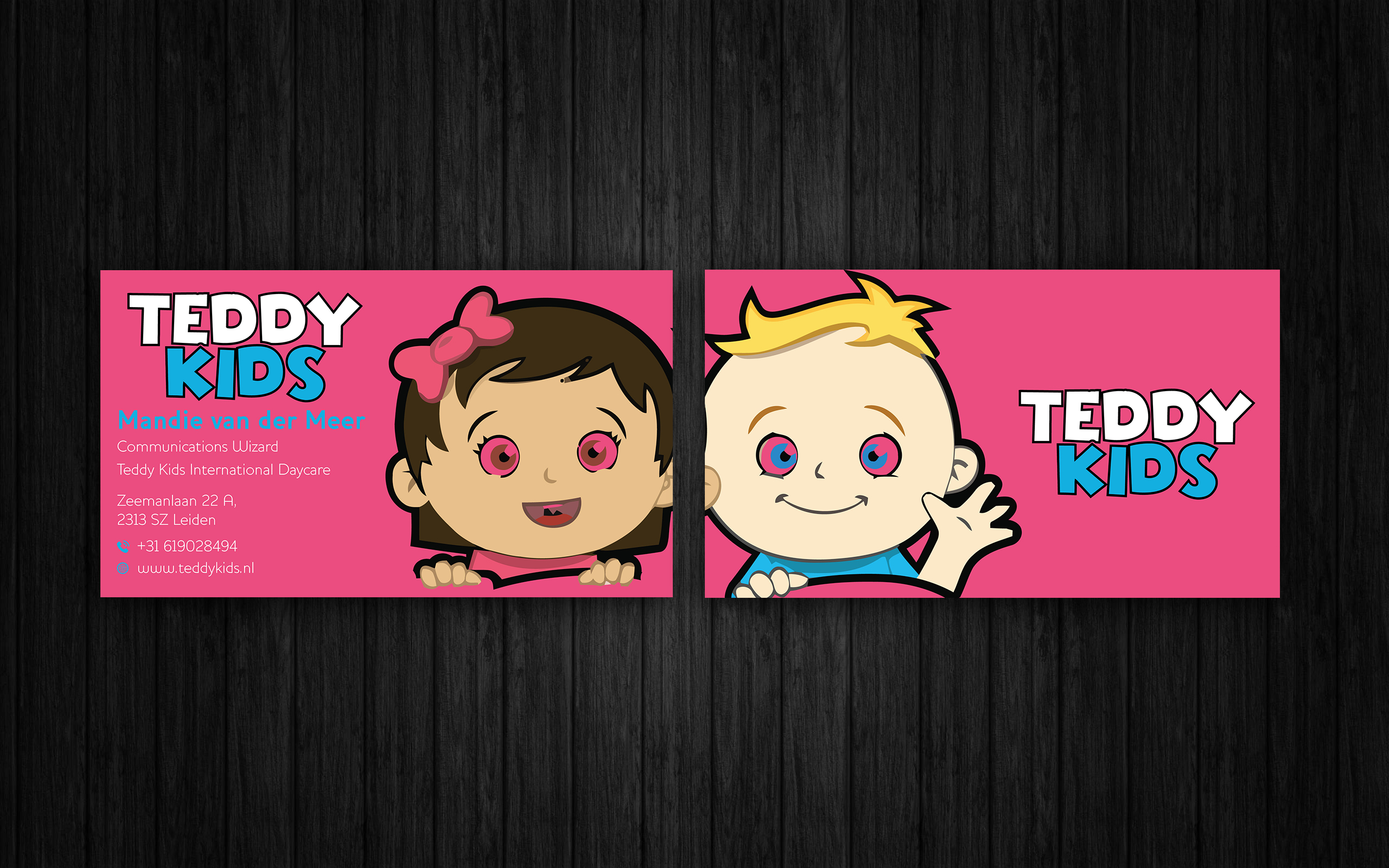 Business Card Design by Musa. A for Teddy Kids BV | Design #22856188