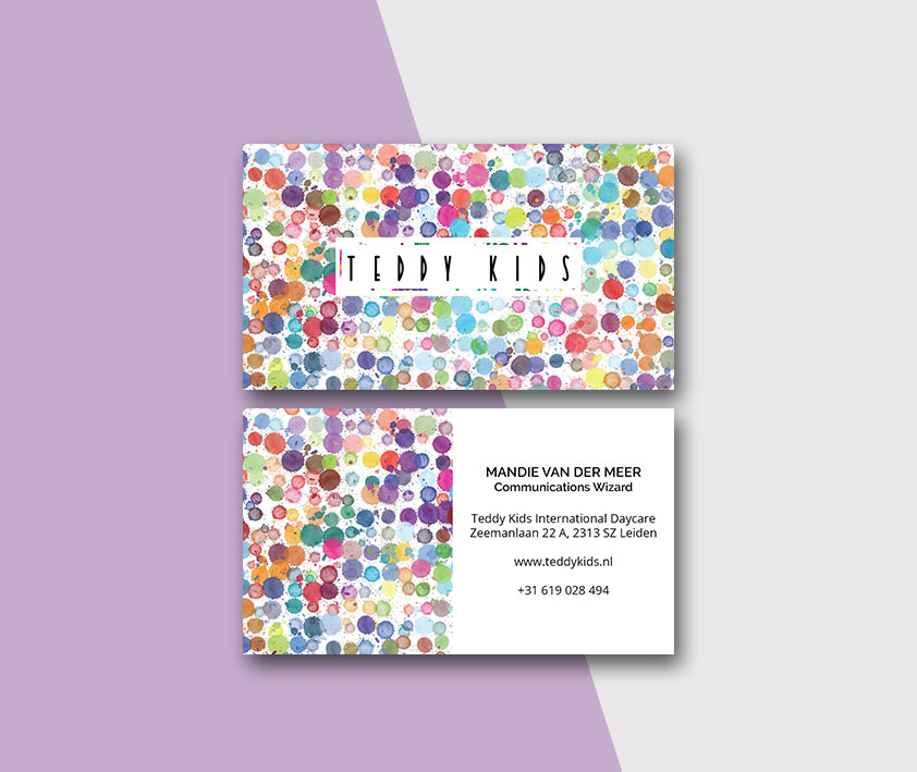Business Card Design by nicoletaungurean 2 for Teddy Kids BV | Design #22856461