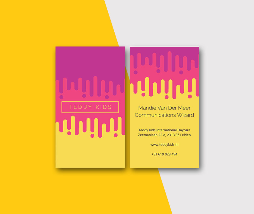 Design de Carte de Visite par nicoletaungurean 2 pour Teddy Kids BV | Design #22856481