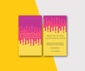 Business Card Design by nicoletaungurean 2 for Teddy Kids BV | Design: #22856481