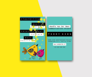 Business Card Design by nicoletaungurean 2 for Teddy Kids BV | Design: #22856484