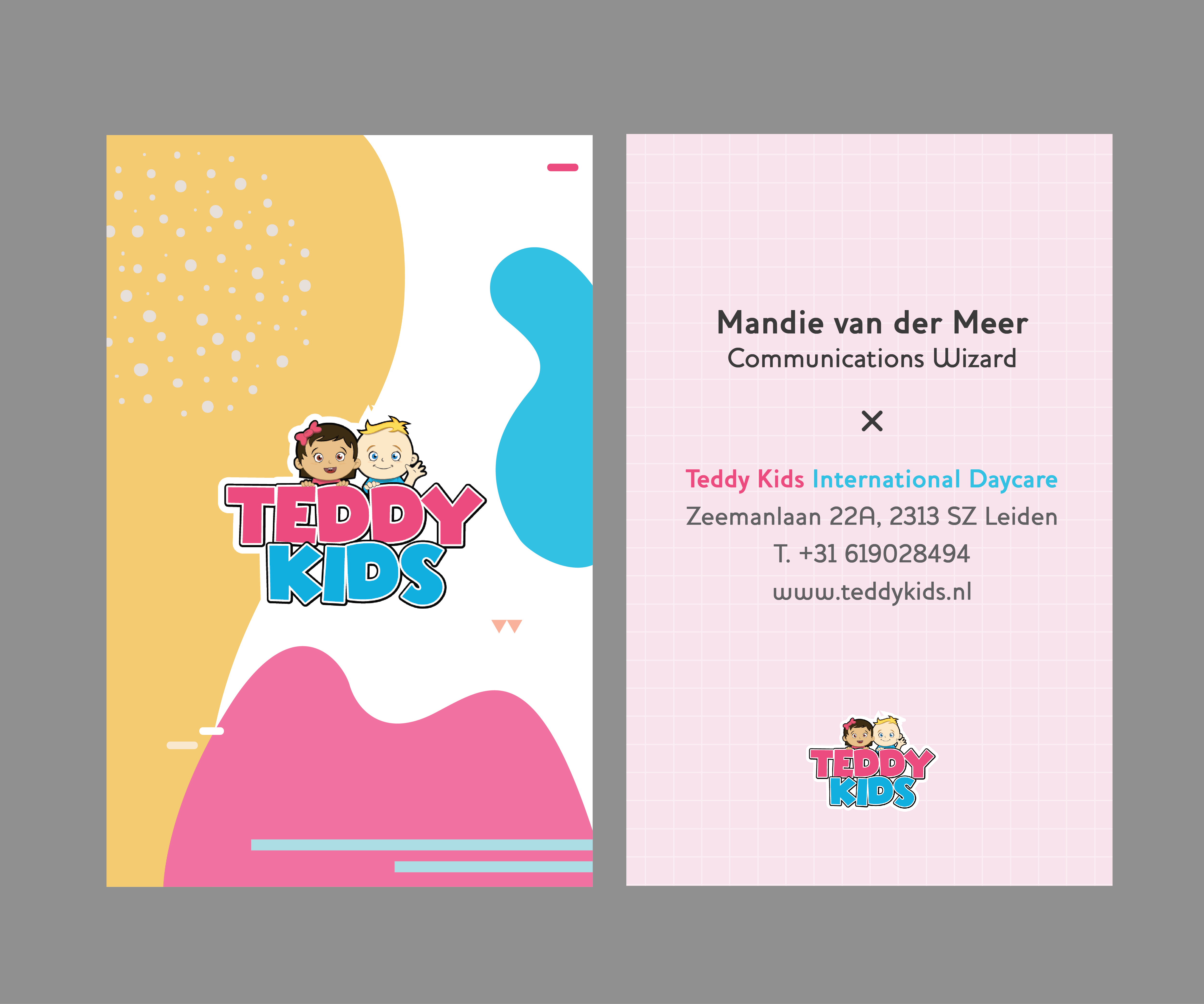 Business Card Design by lucas 17 for Teddy Kids BV | Design #22867509