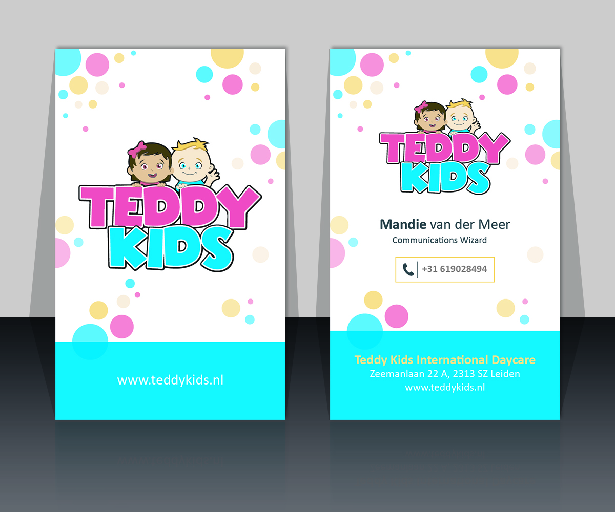 Diseño de Tarjeta de Presentación por mukherjeeanamika para Teddy Kids BV | Diseño #22884443