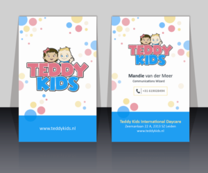 Business Card Design by mukherjeeanamika for Teddy Kids BV | Design: #22884443
